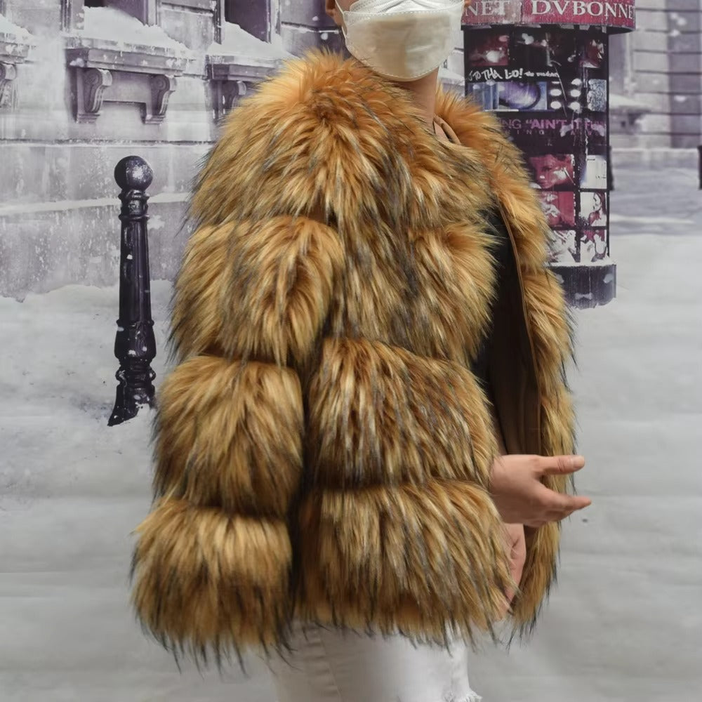 Luxury Faux Fur Coat