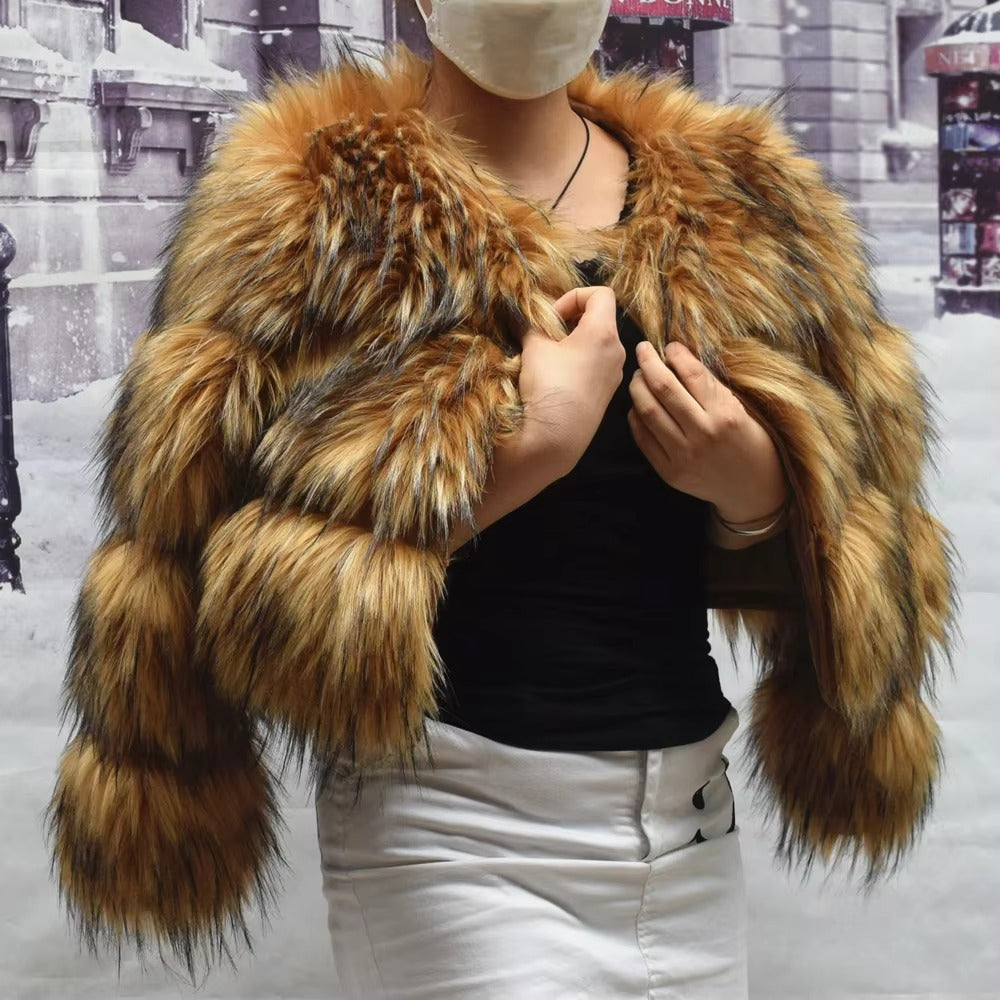 Luxury Faux Fur Coat