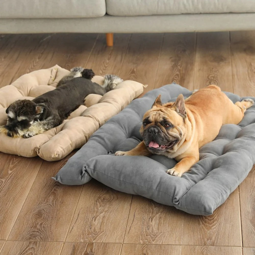 Soft Cotton Pet Bed With Removable Cover