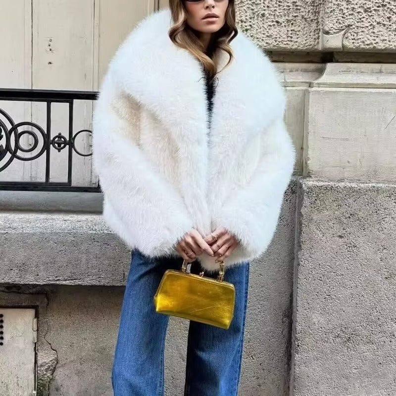 Elegent & Warm Faux Fur Jacket