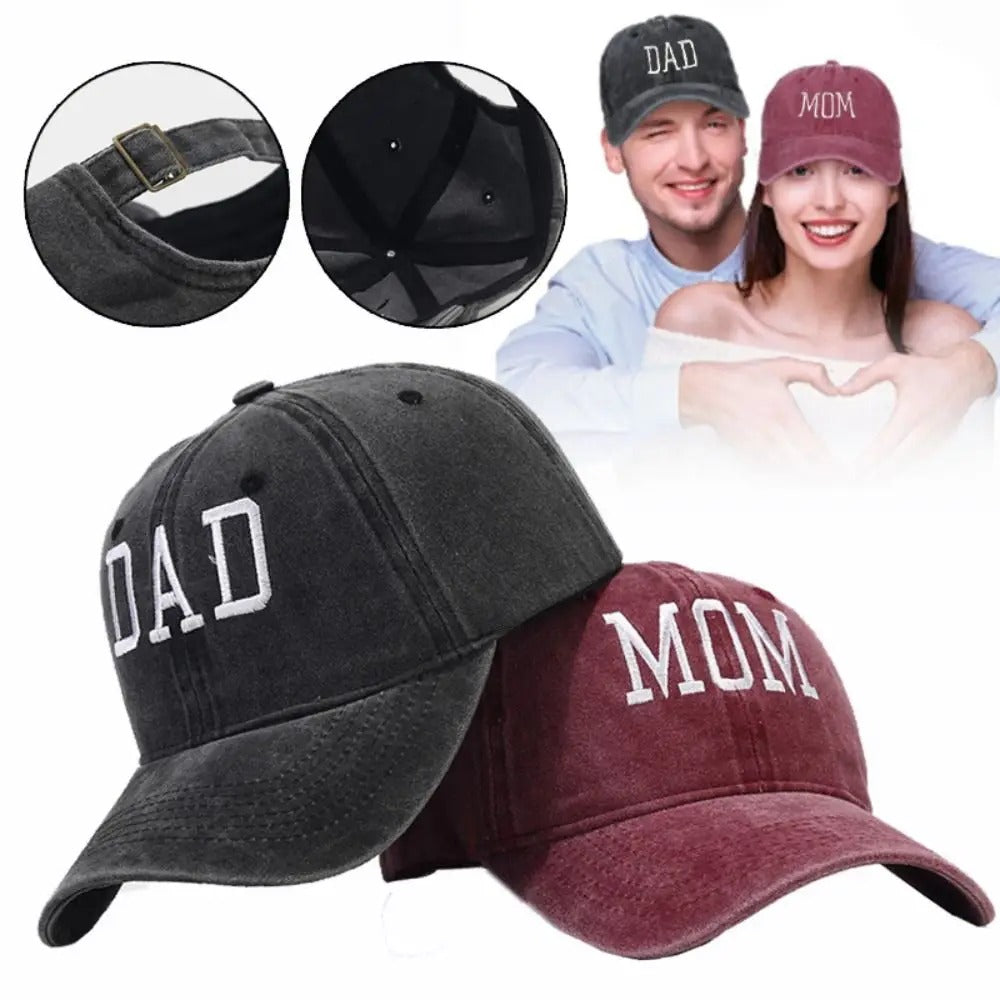 Mom & Dad Baseball Caps