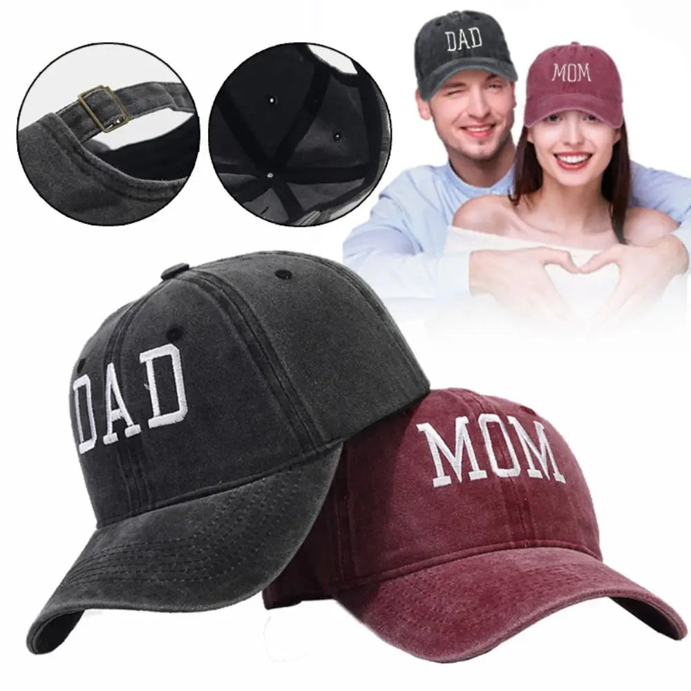Mom & Dad Baseball Caps
