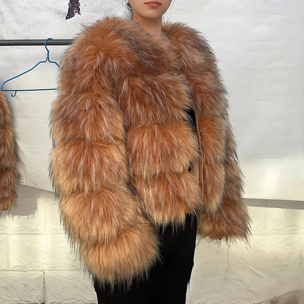 Luxury Faux Fur Coat
