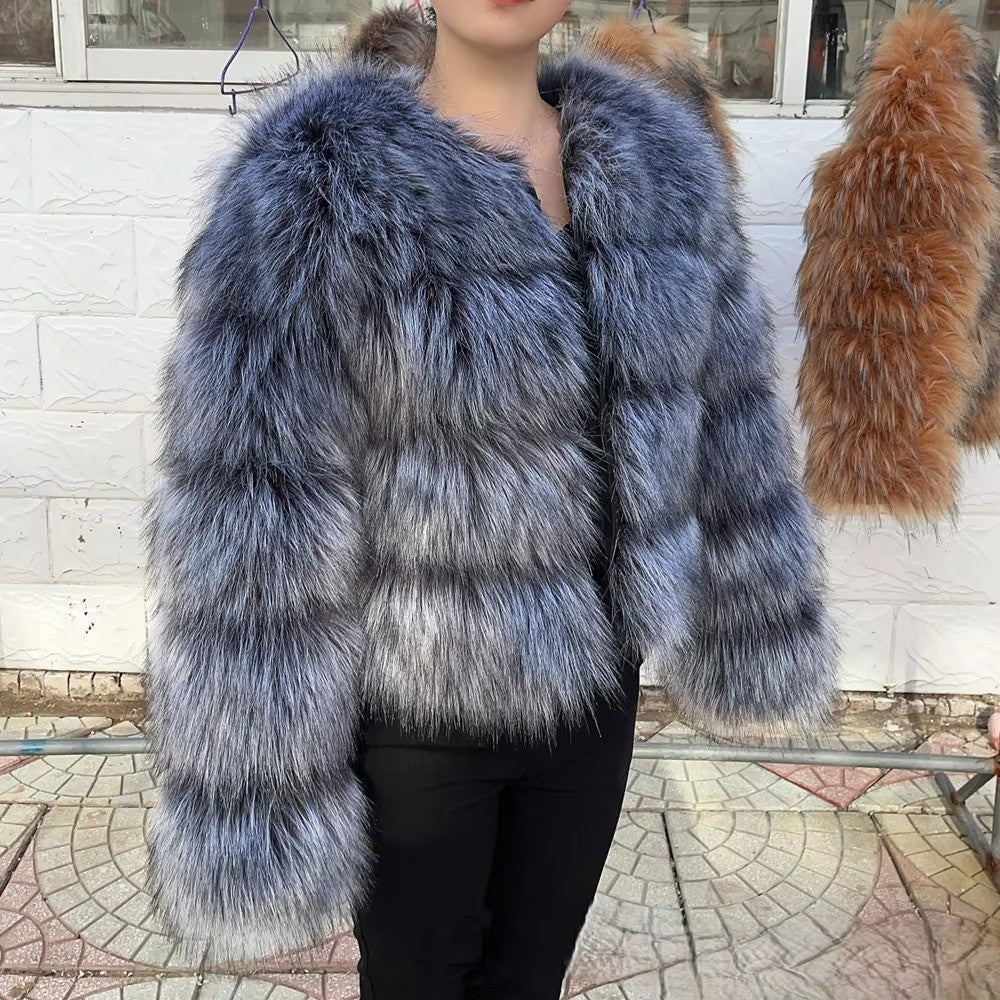 Luxury Faux Fur Coat
