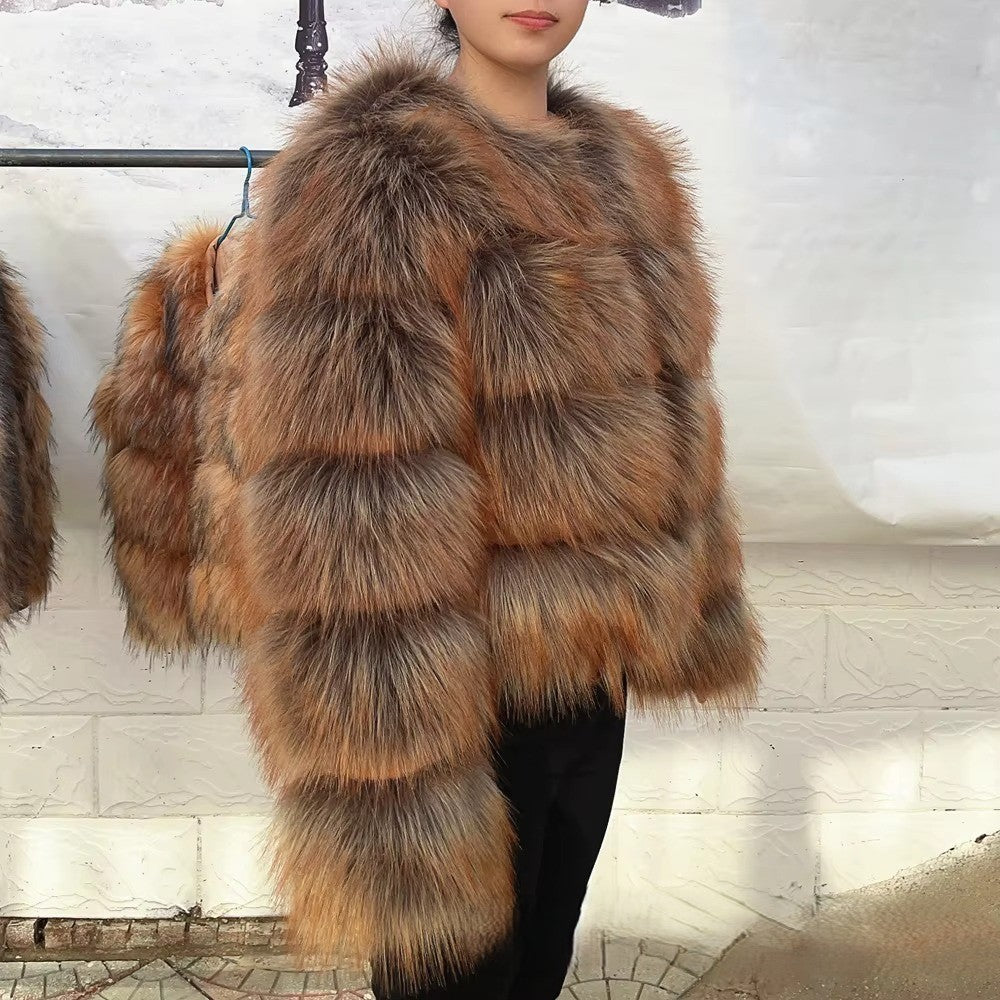 Luxury Faux Fur Coat