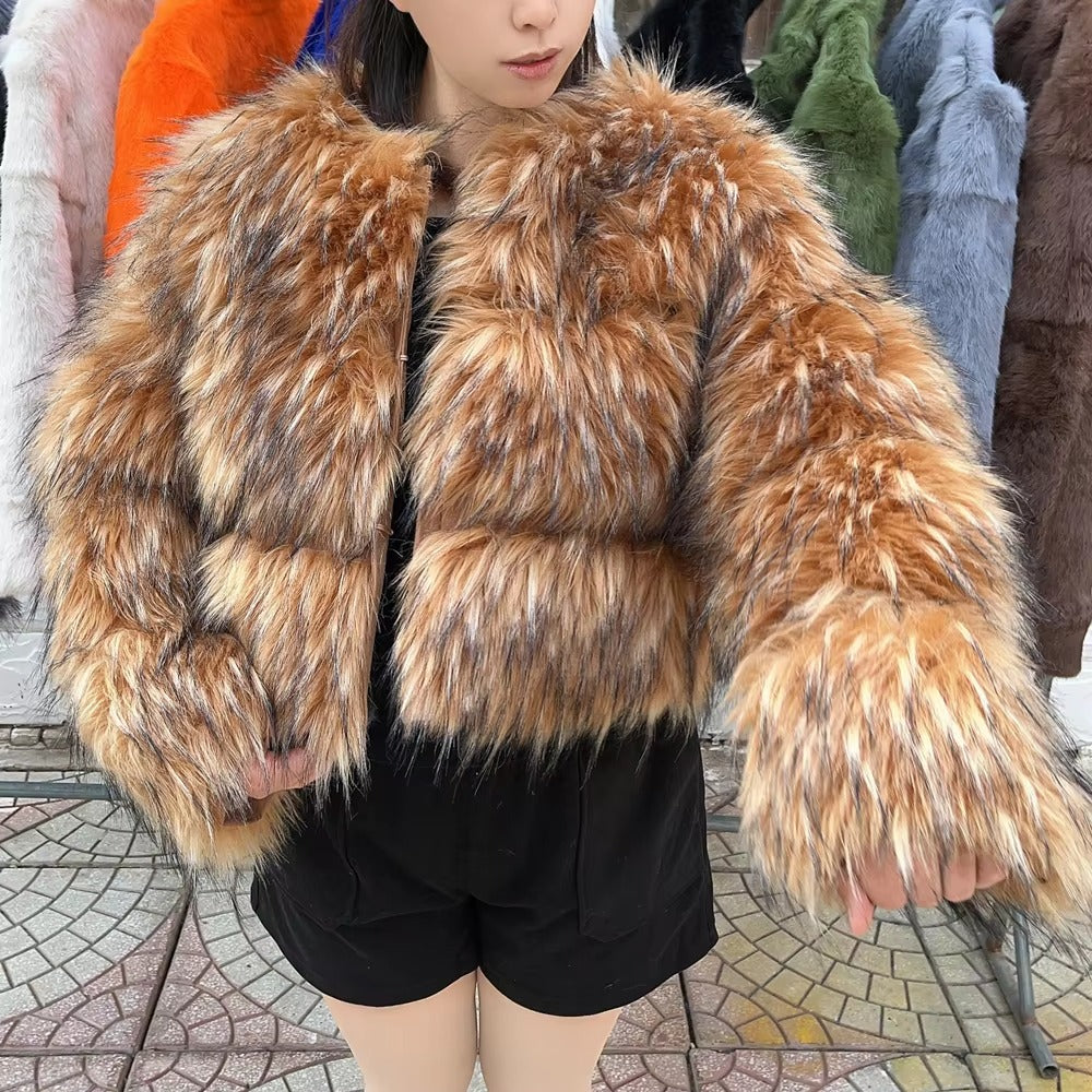 Luxury Faux Fur Coat