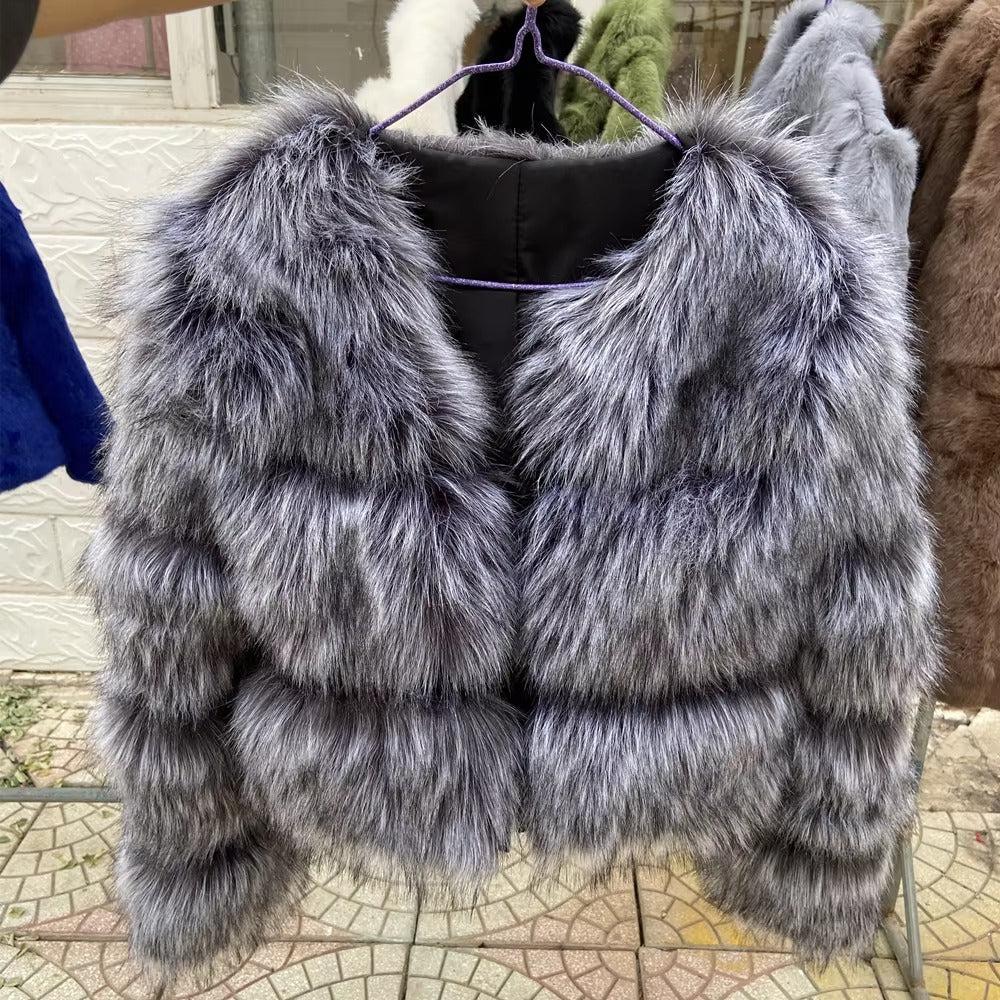 Luxury Faux Fur Coat