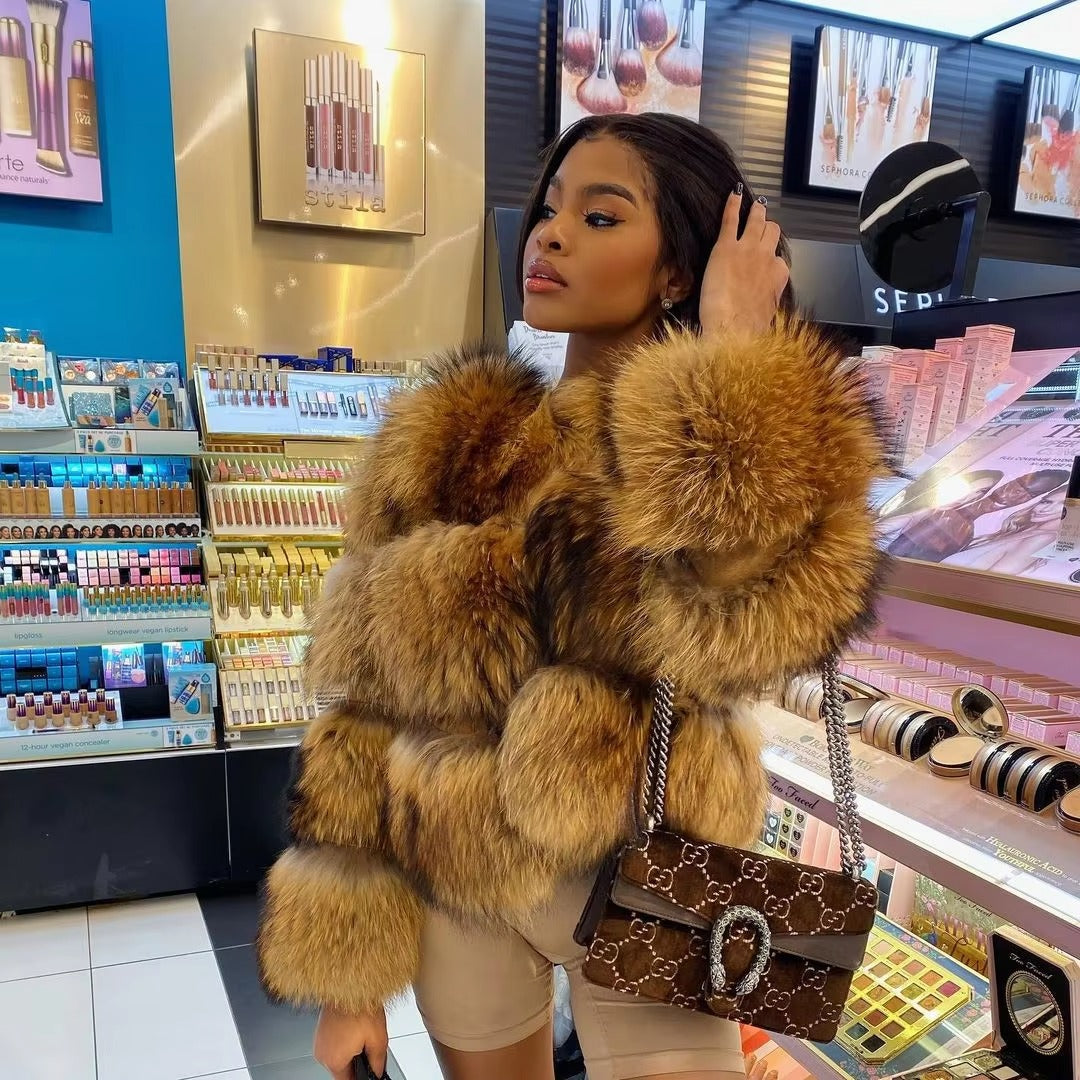Luxury Faux Fur Coat
