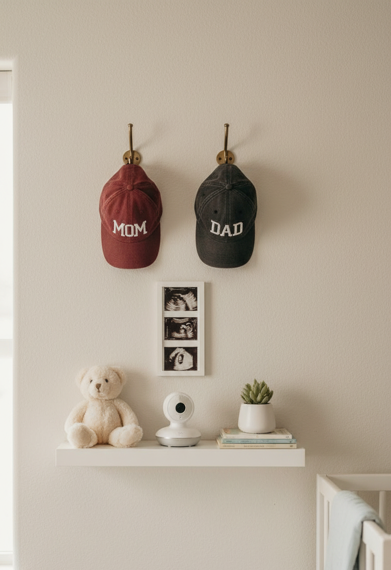 Mom & Dad Embroidered Caps