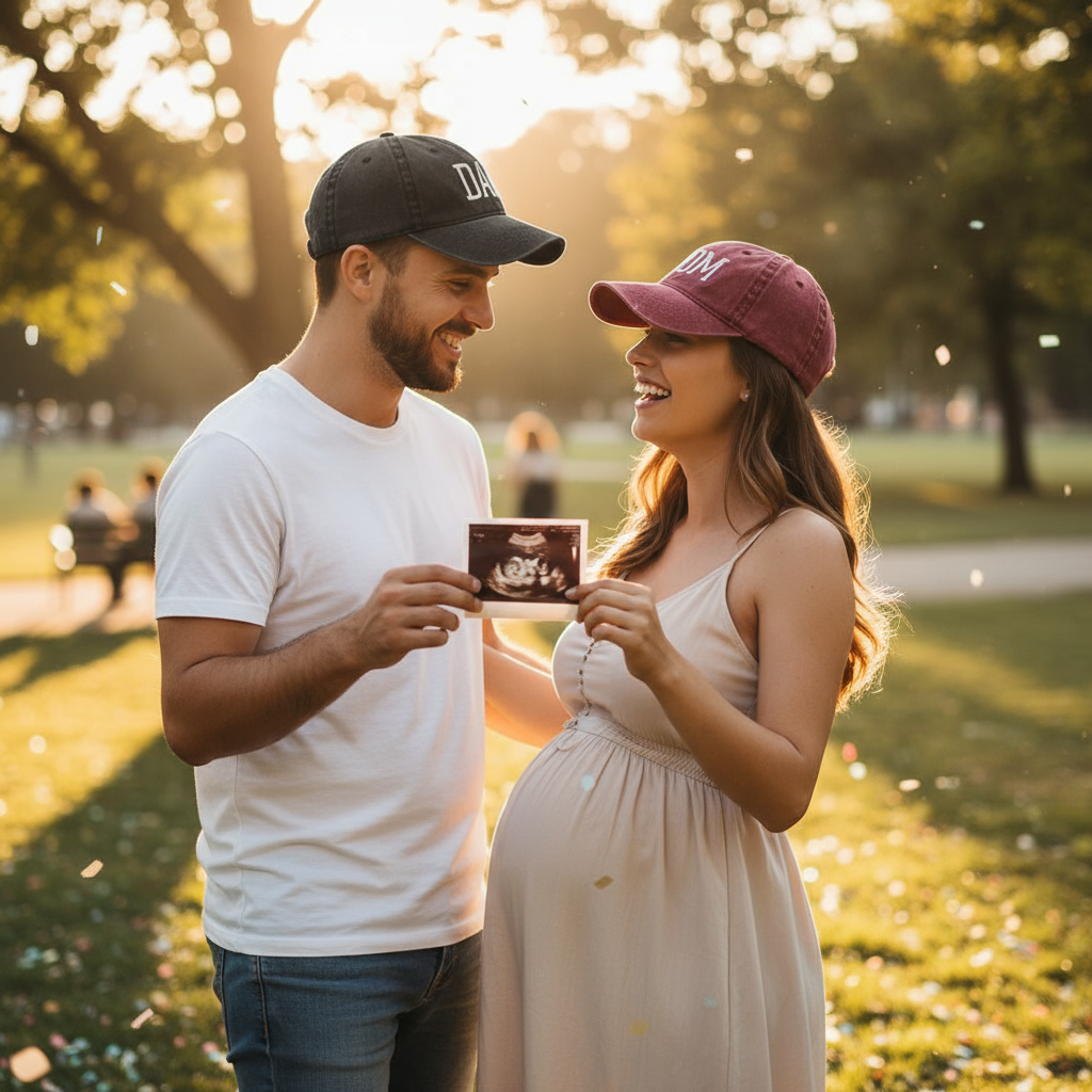 Mom & Dad Baseball Caps