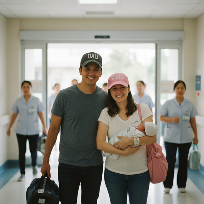 Mom & Dad Baseball Caps