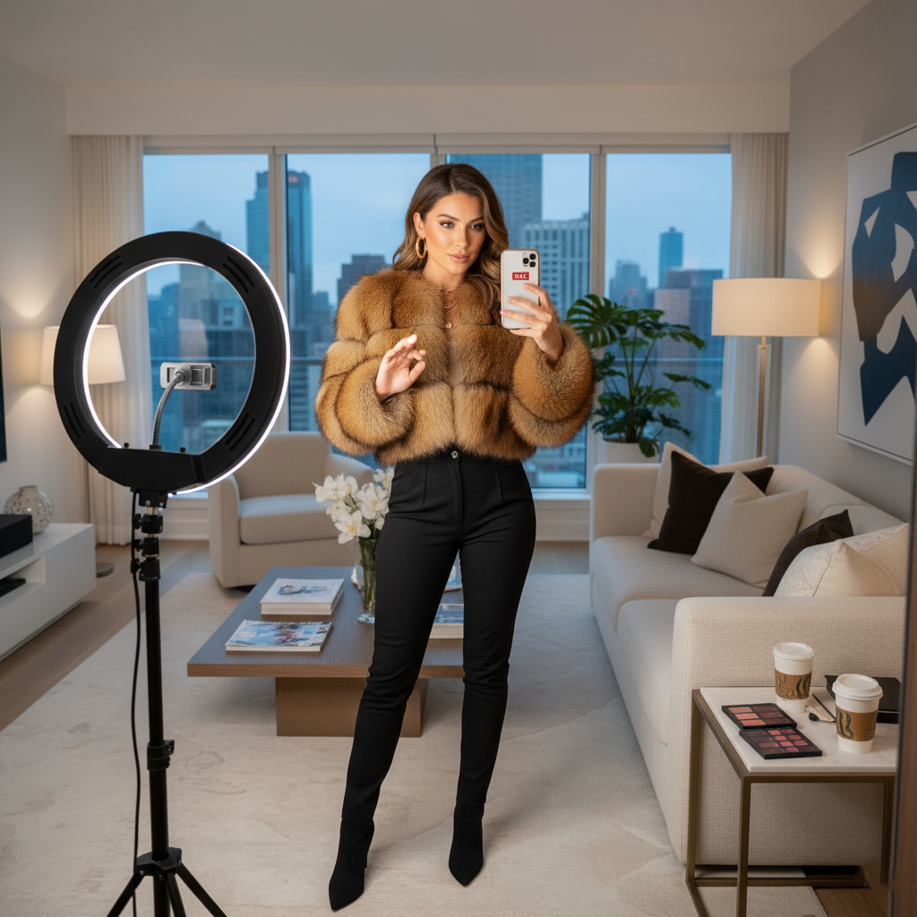 Luxury Faux Fur Coat