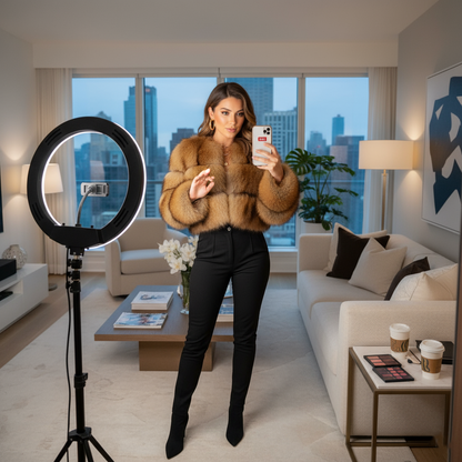 Luxury Faux Fur Coat