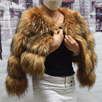 Luxury Faux Fur Coat