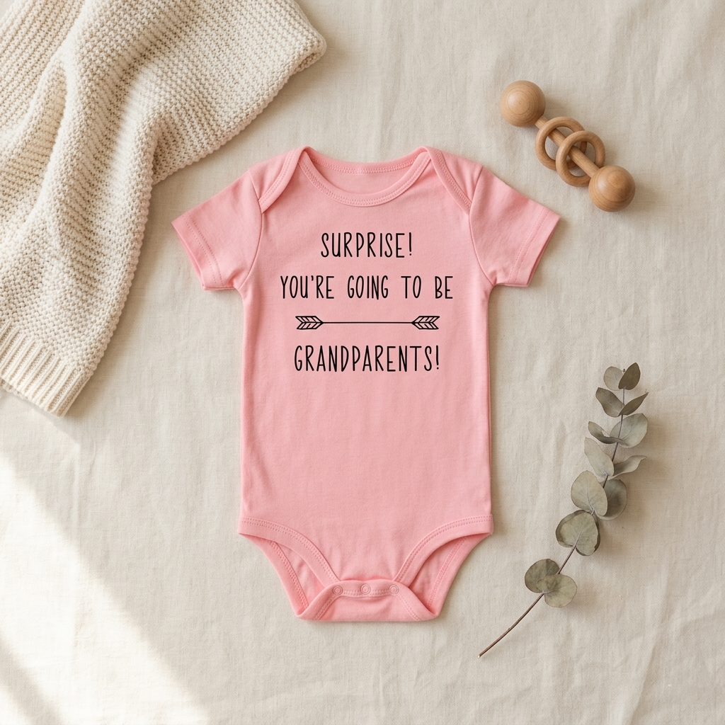 Grandparents Pregnancy Announcement Bodysuit