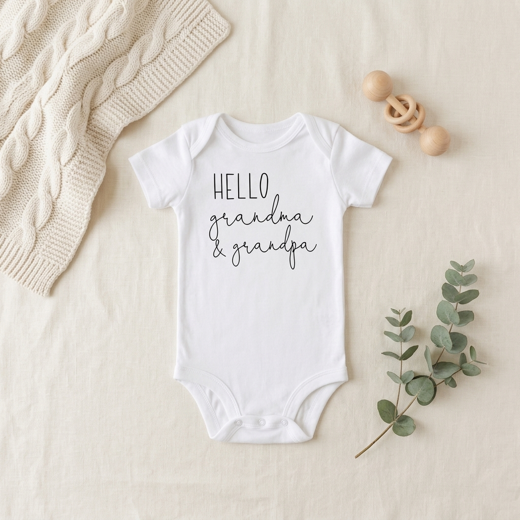 Grandparents Pregnancy Announcement Bodysuit