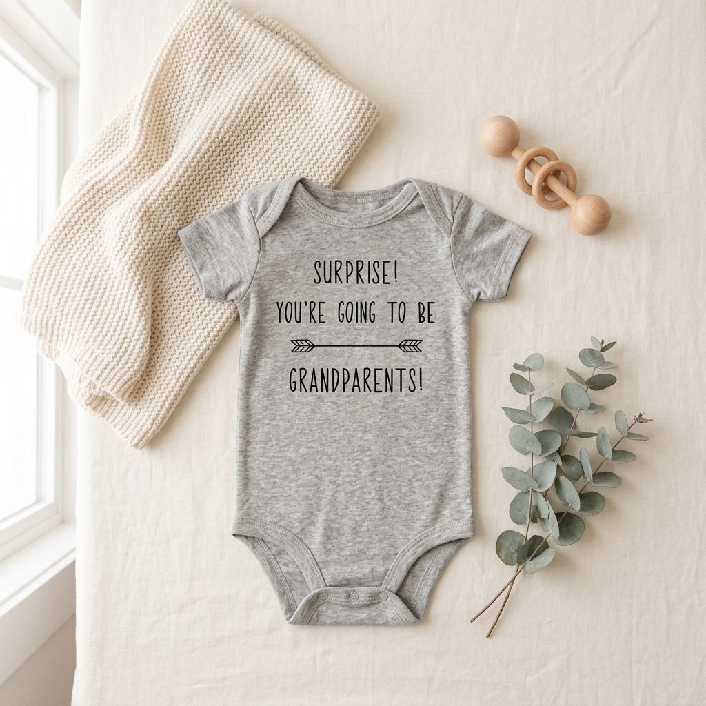 Grandparents Pregnancy Announcement Bodysuit