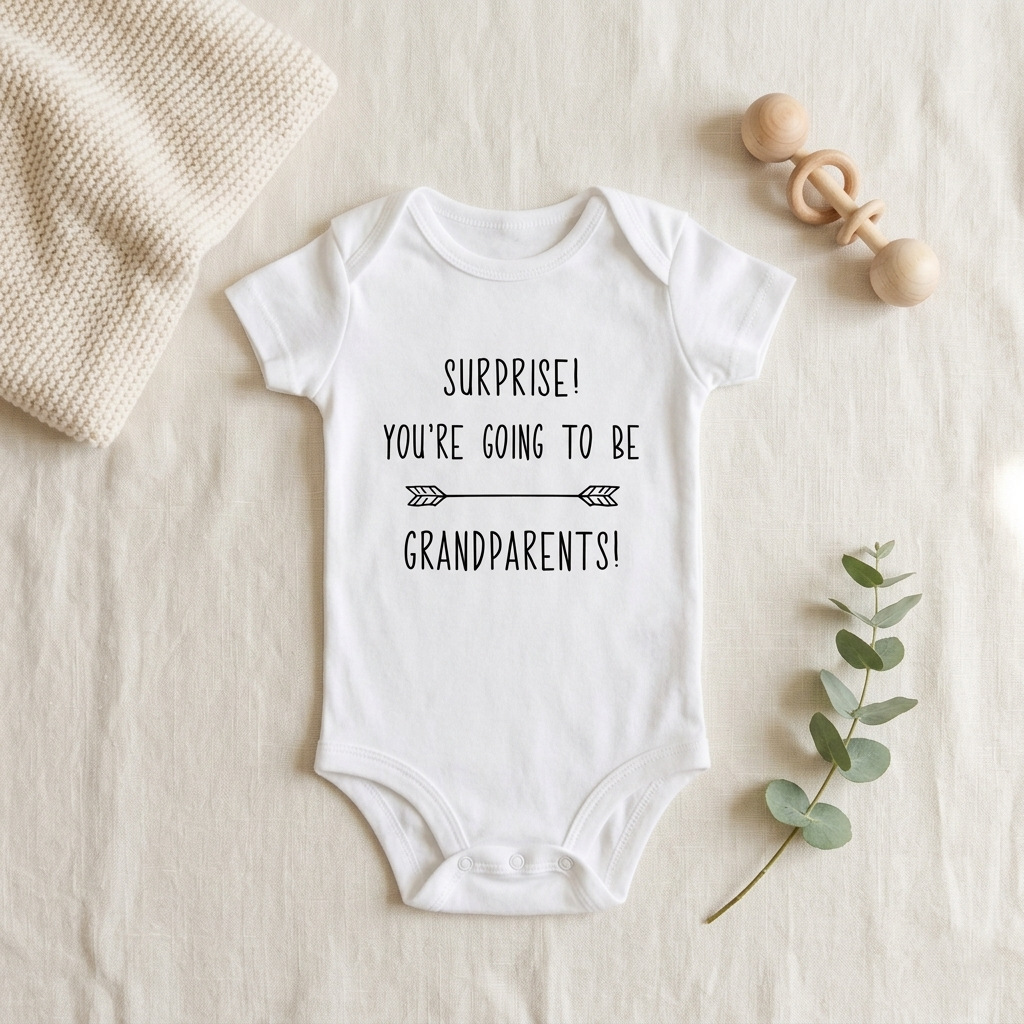 Grandparents Pregnancy Announcement Bodysuit
