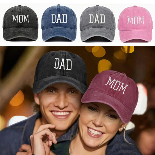 Mom & Dad Baseball Caps