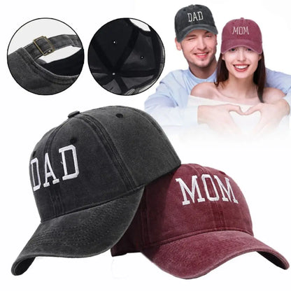 Mom & Dad Baseball Caps
