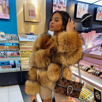 Luxury Faux Fur Coat
