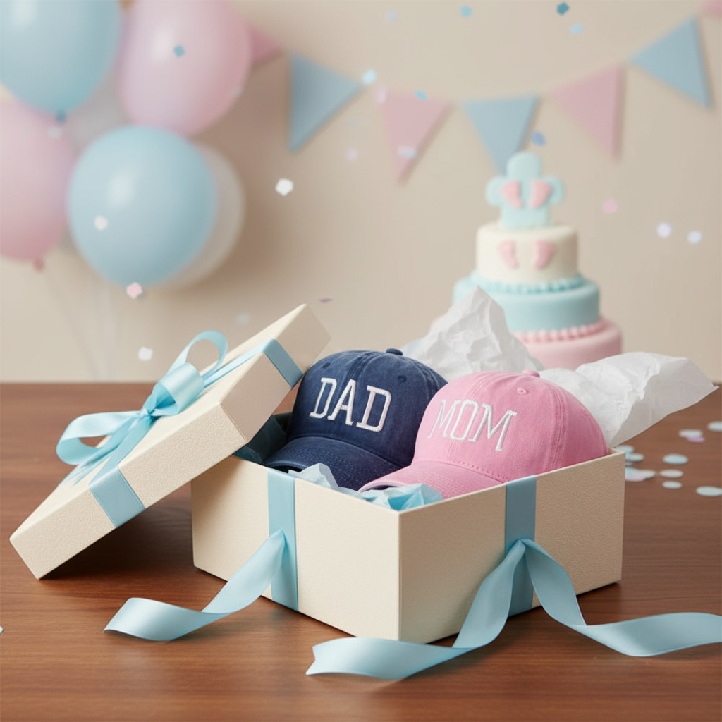 Mom & Dad Baseball Caps